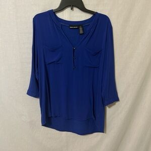 DKNY Royal Blue Women's Blouse